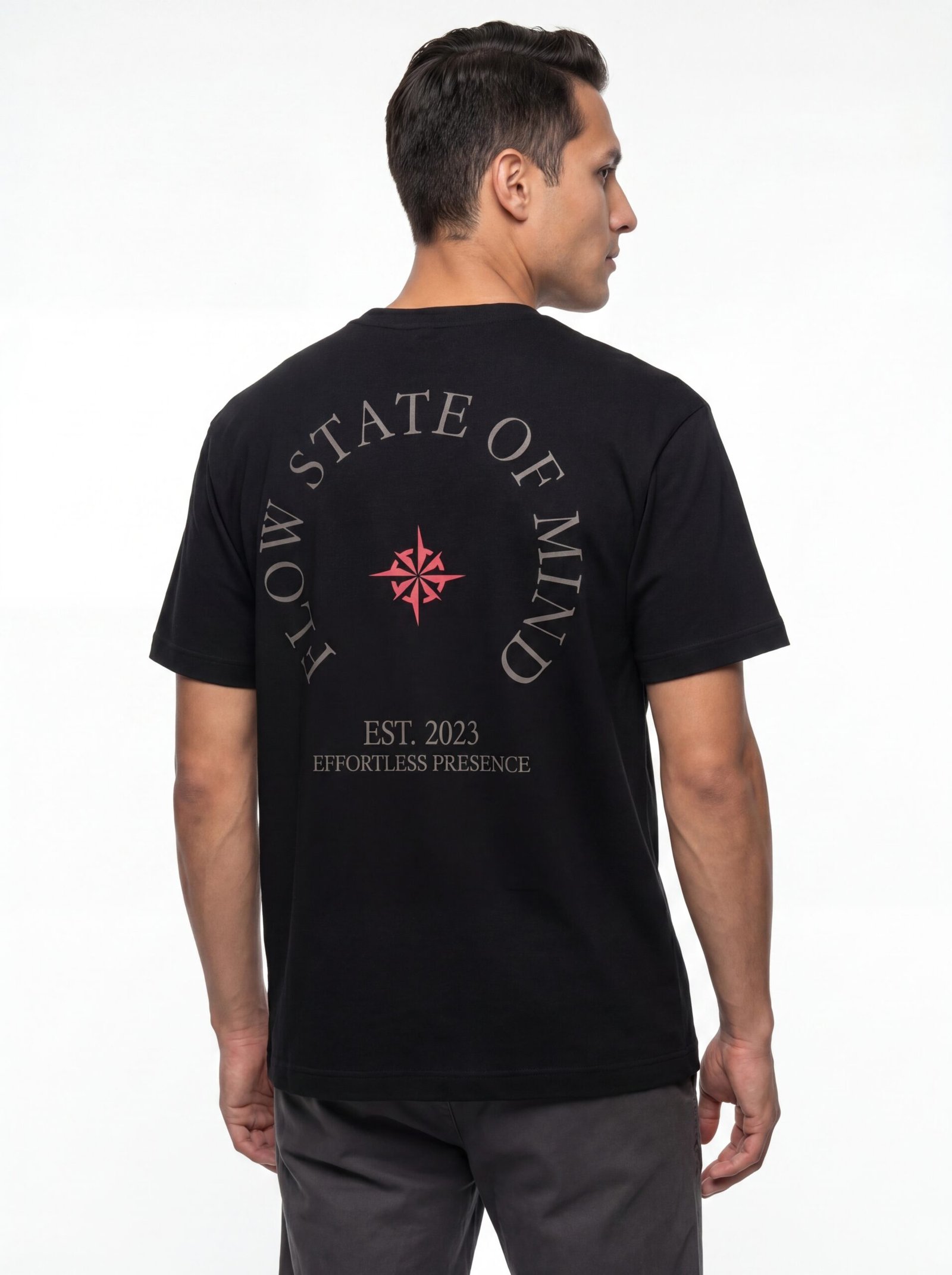 SARTOR State of Mind black T-shirt back design